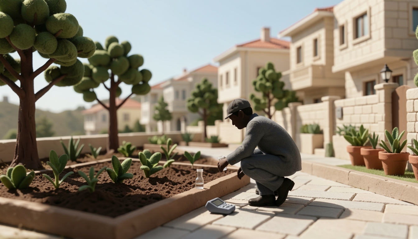 איור: ניטור מזיקים בשכונה בחיפה