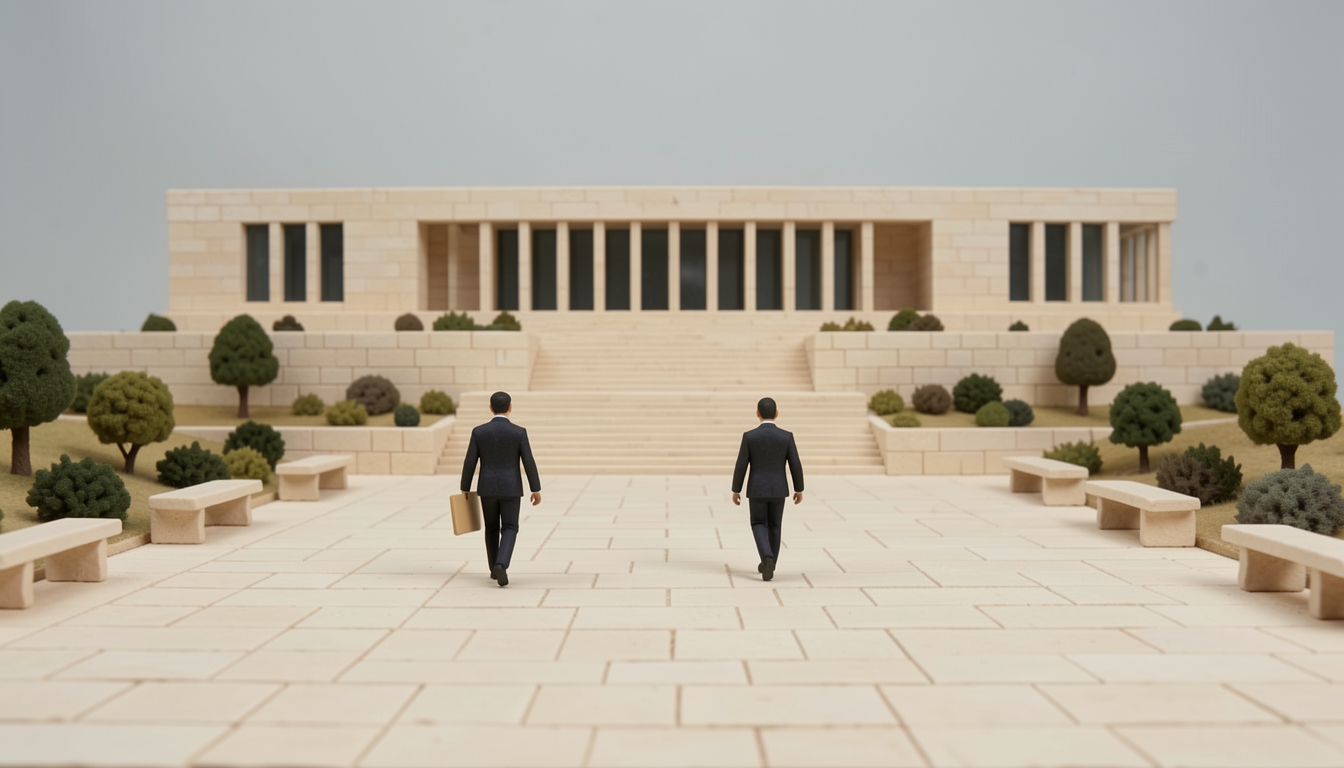 איור: רחבת הכנסת בירושלים